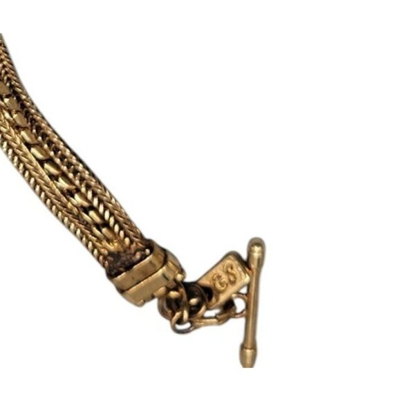 Ginger Snaps Poker Hand Bracelet Changeable Charm Multistrand Gold Tone 6.5-8" - Picture 13 of 13